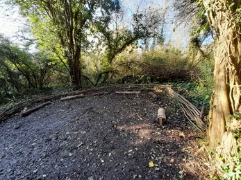 Manor Woods Valley forest school learning area