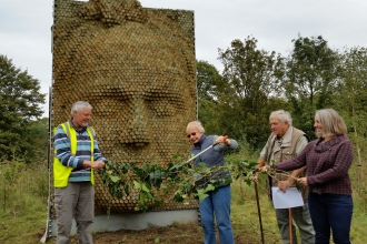 Sculpture unveiled at Bennett's Patch 