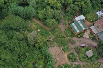 An aerial view of the Grow Wilder site