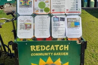 Redcatch Community Garden events board square