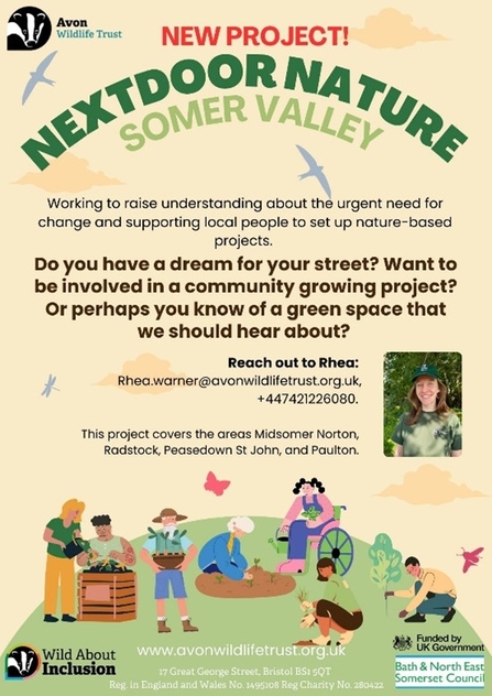 A poster for Nextdoor nature somer valley 