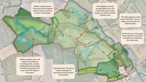 Ebdon Masterplan with labels