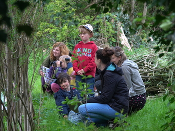 Group of children at Grow Wilder