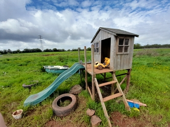 Frome Valley Growing Project kids slide