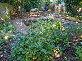 School Stoke Bishop 2. Pond Garden