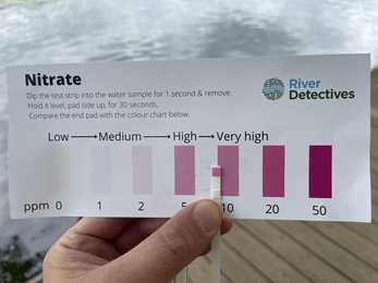 River detectives water quality testing nitrate