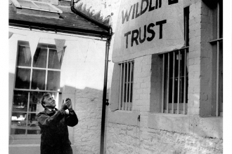 David Attenborough opening Avon Wildlife Trust office