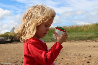 Child on beach