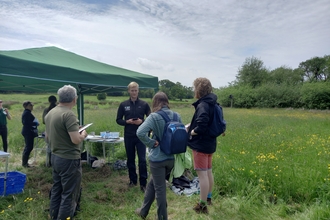 People preparing to take part in a RiverBlitz