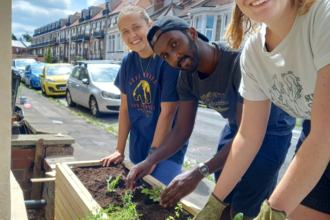 Camerton Road Wild Roads 2024 BS5 planter residents