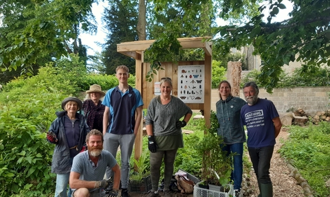 Grow_Batheaston_forest garden volunteer session