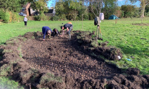 Rodney Road Playing Fields digging