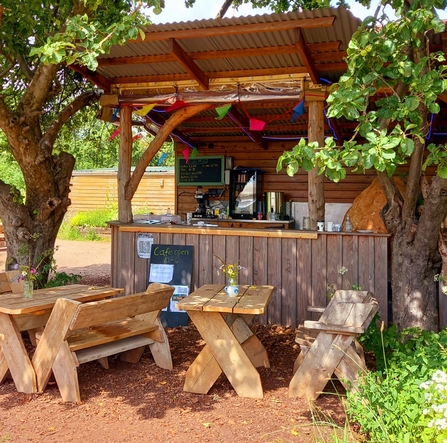 The outdoor kitchen/cafe at Grow Wilder