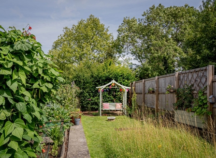 Wildlife friendly food growing garden