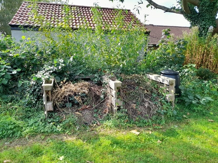 Thornbury Community Permaculture Project compost heap