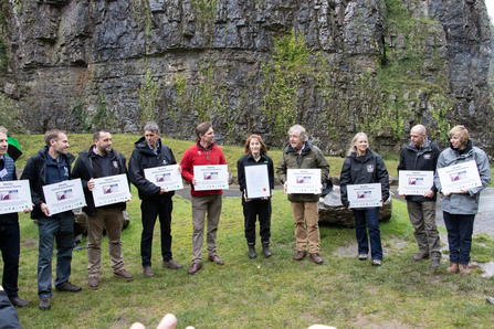 Partners with their NNR plaques