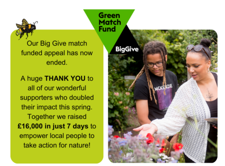 Our Big Give match funded appeal has now ended. Together we raised £16,000 in just 7 days!