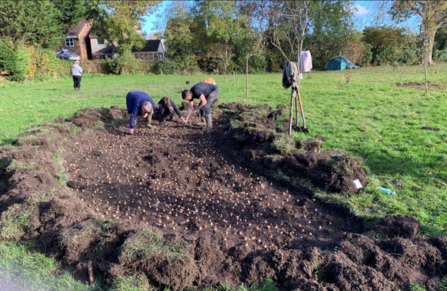 Rodney Road Playing Fields digging