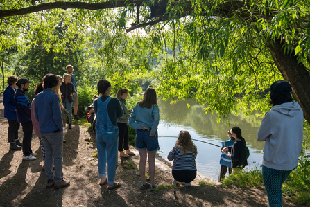 Conham Bathing volunteers near river