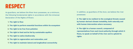 Respect the rights of the river text