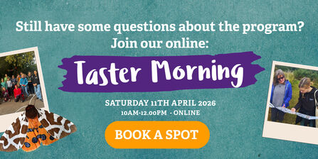 Taster Morning Event Header April 11th booking link