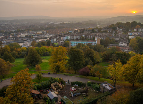 Bristol view from Brandon Hill
