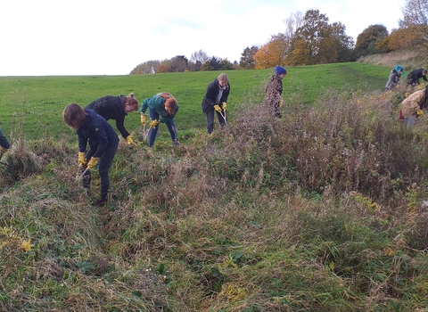 Manor Woods volunteers