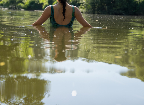 Conham Bathing wild swimmer