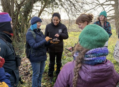 Wildlife Champions at an ecology workshop