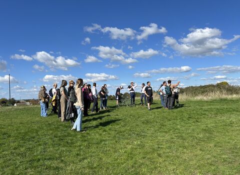 Avon Wildlife Trust staff at Stoke Park Bristol 